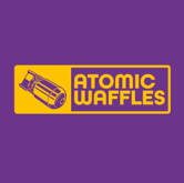 Logo Atomic Waffles - Crepes and Bubble Tea