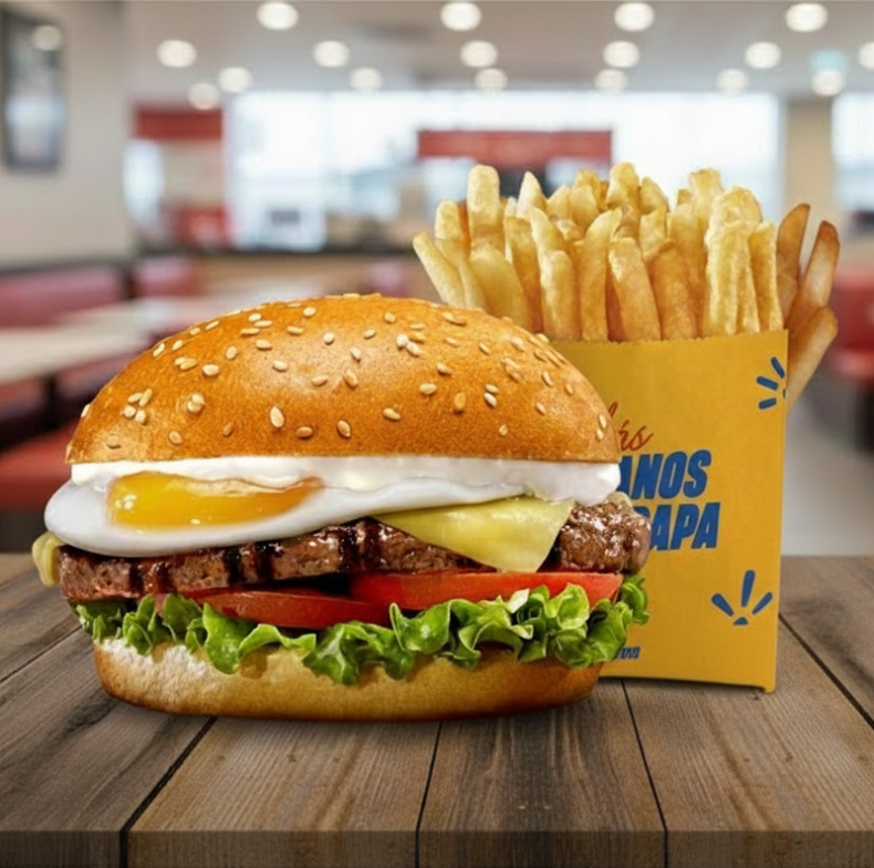 1 royal regular + 1 papa mediana a S/9.90