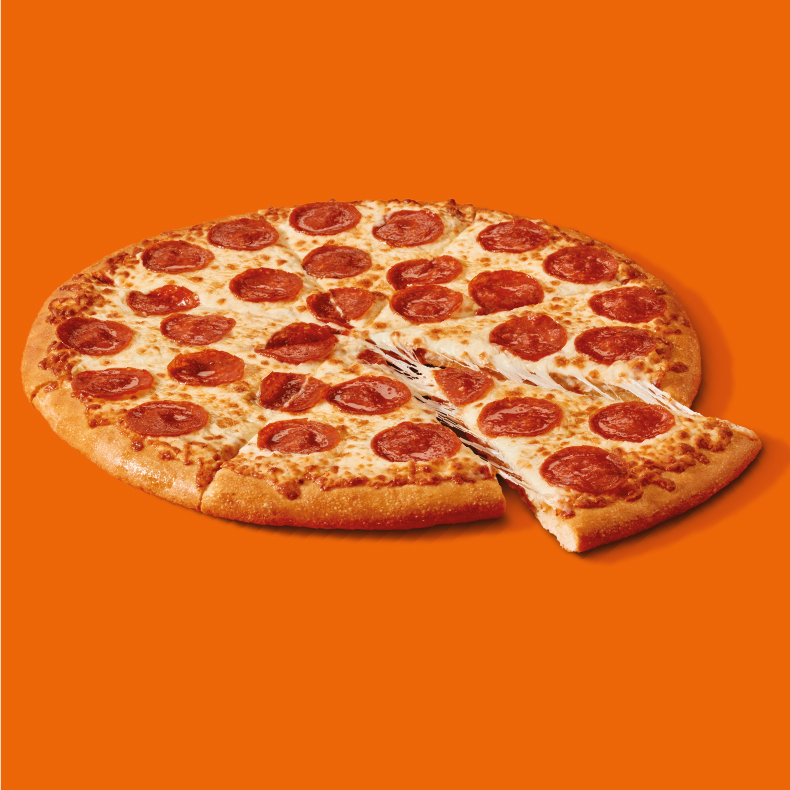 1 pizza familiar de pepperoni a S/16.90