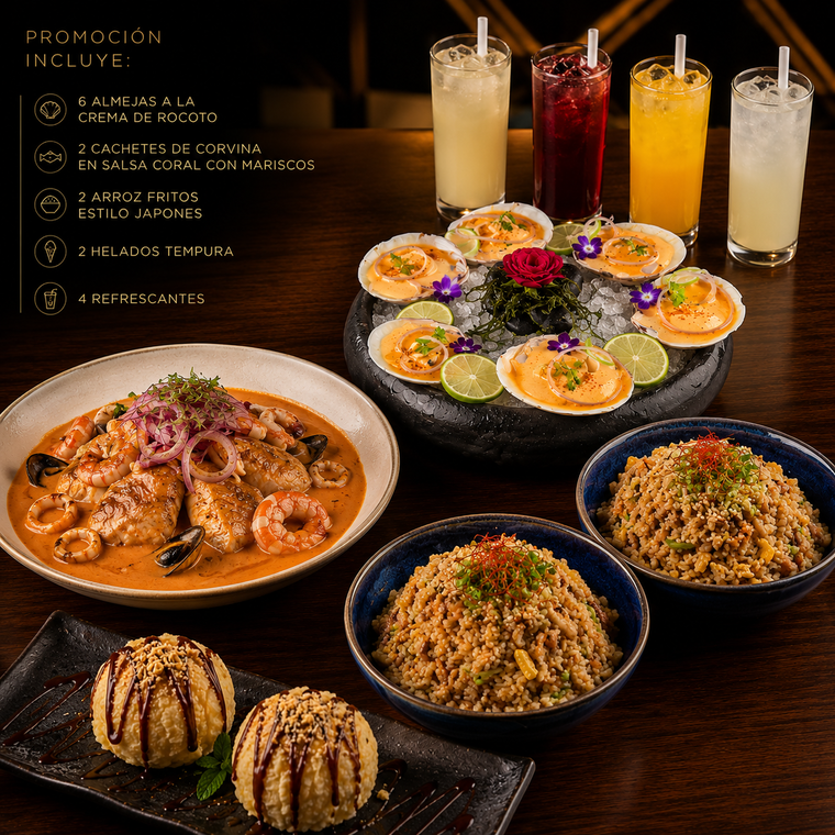 Paquete PREMIUM IKA MATSURI para 4 personas a S/329.17
