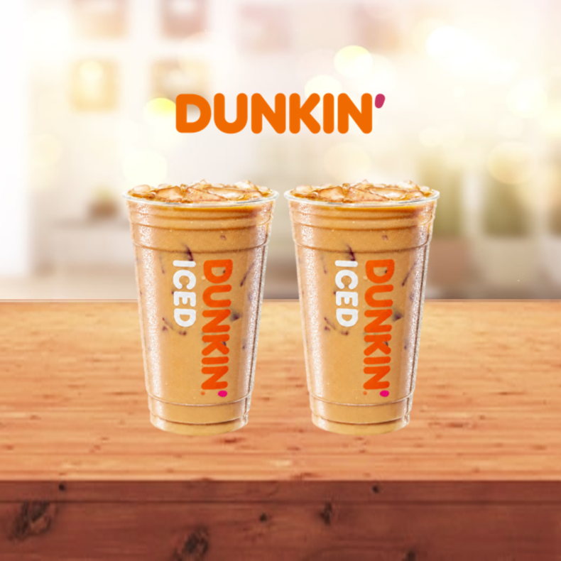 2 Iced Protein Mocha a S/16.90 (DUNKIN’)