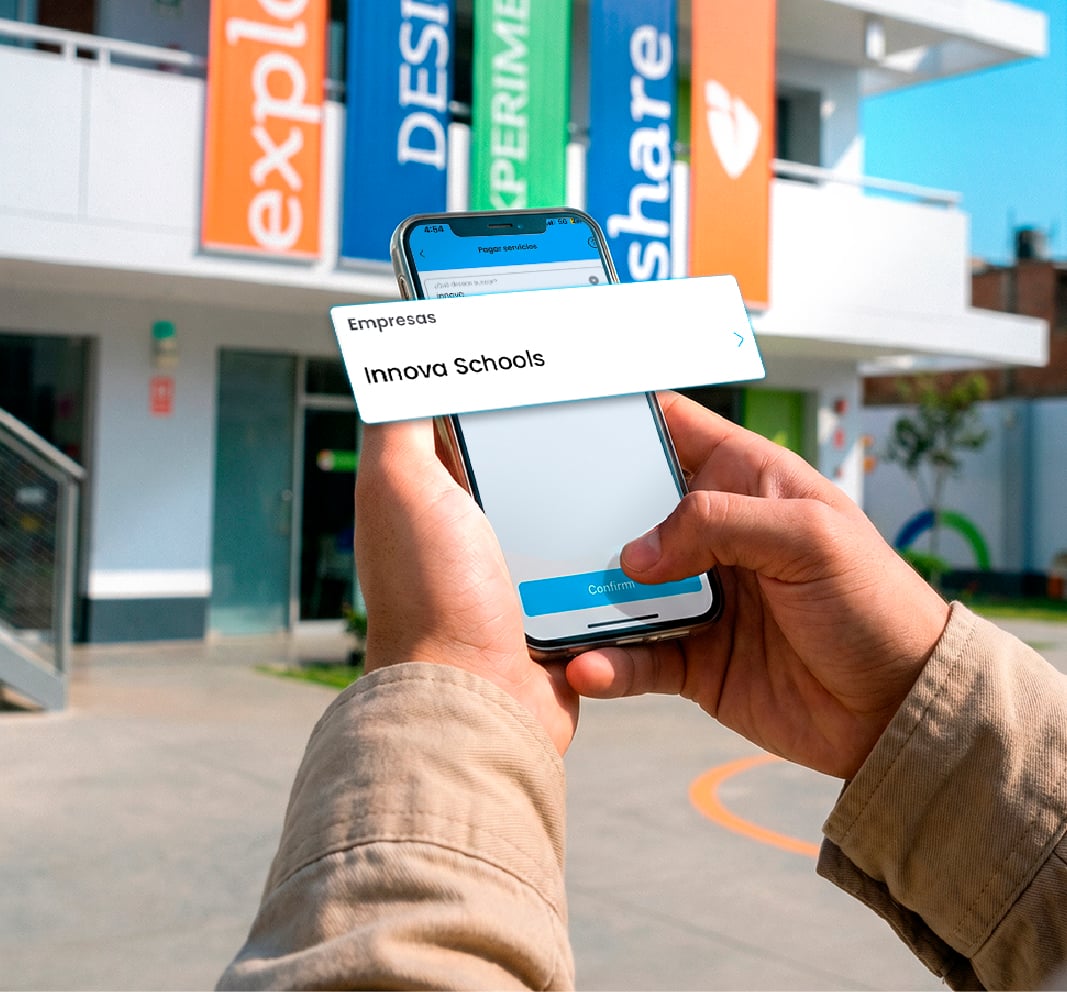 Hasta S/15 de tu plata como recompensas pagando Innova Schools en la app Sip desde Pago de Servicios - Innova Schools