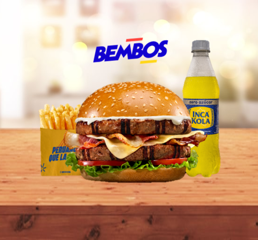 PedidosYa - Almuerza a S/19.90 en BEMBOS